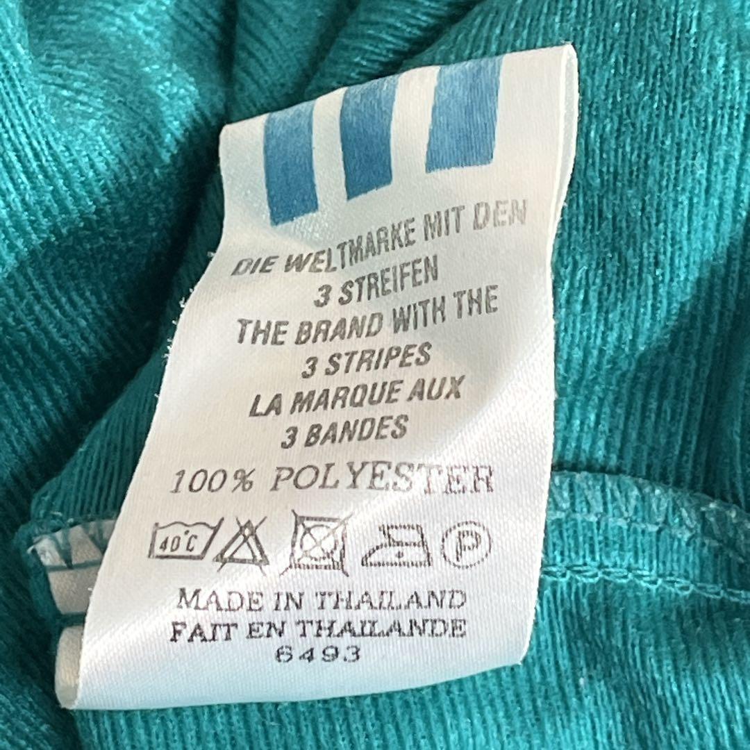 80s アディダス トラックジャケット L 紺 マルチカラー 白タグ 7440