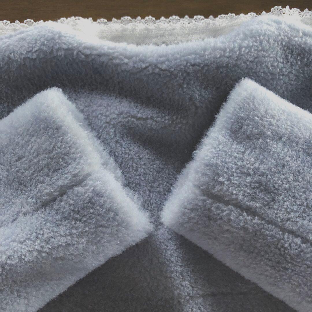 美品　ハリスワーフロンドン　レディース　ノーカラー　コート　アウター　水色　L