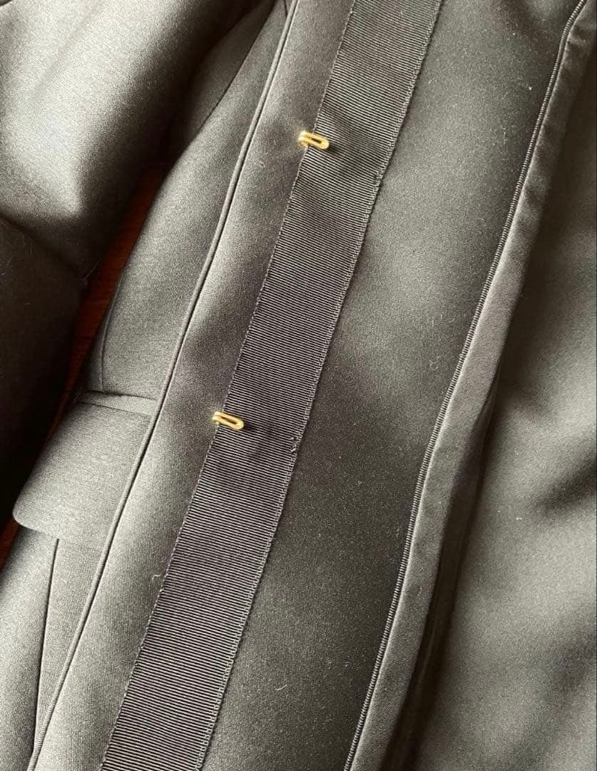 新品未使用Drawerドゥロワー☆ジャケット ブラック 黒 サイズ36