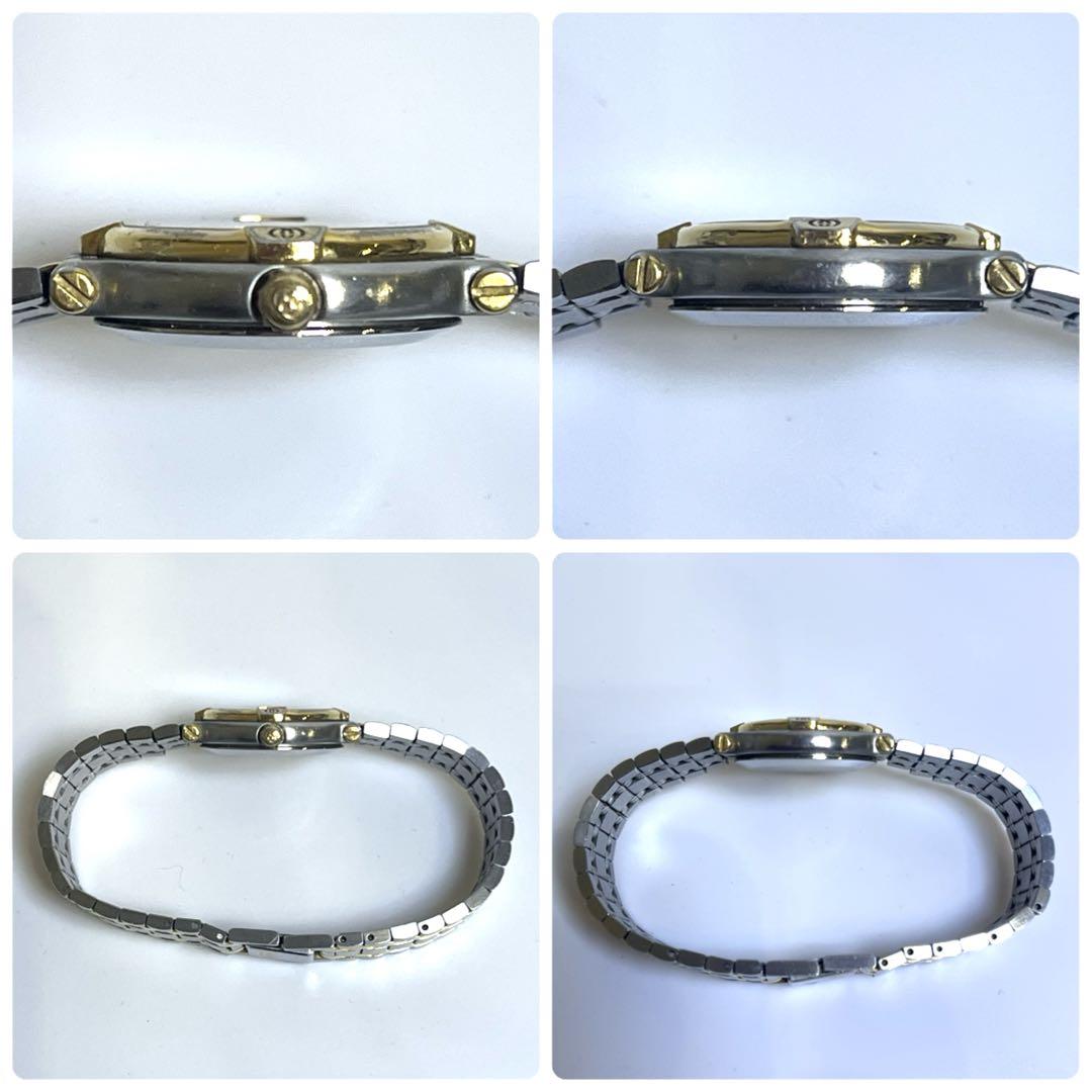 極美品 GUCCI 9000L グッチ 腕時計 コンビ ゴールド 稼働品 希少