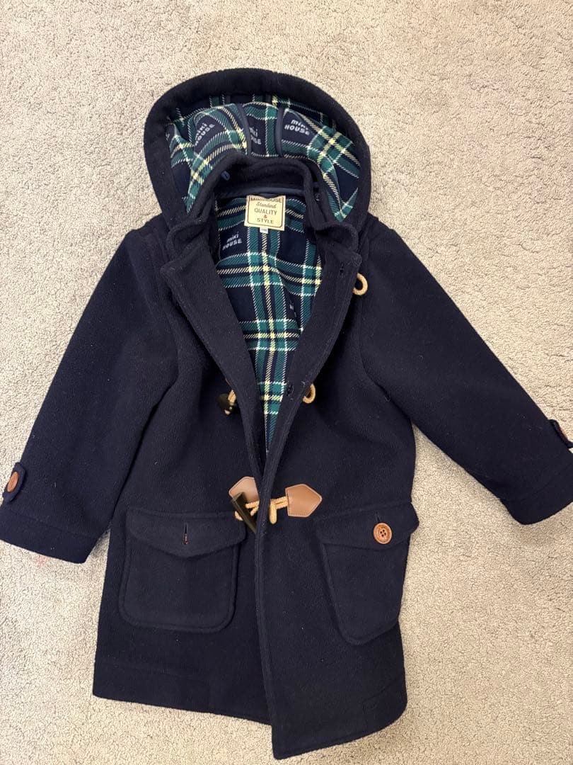 ミキハウス　ダッフルコート　110cm 未使用品