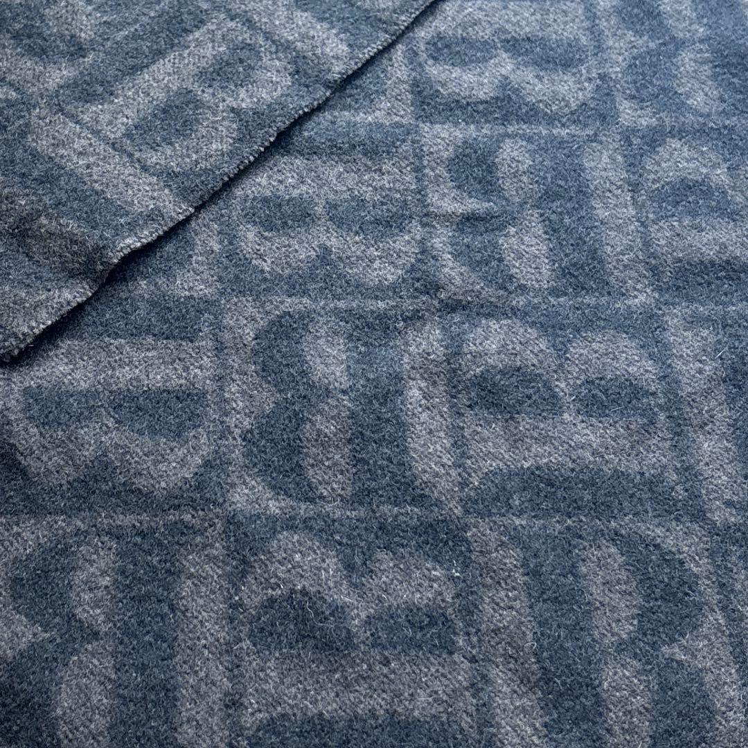 ✨カシミヤ100%✨バーバリー　マフラー　Bロゴ 総柄 希少