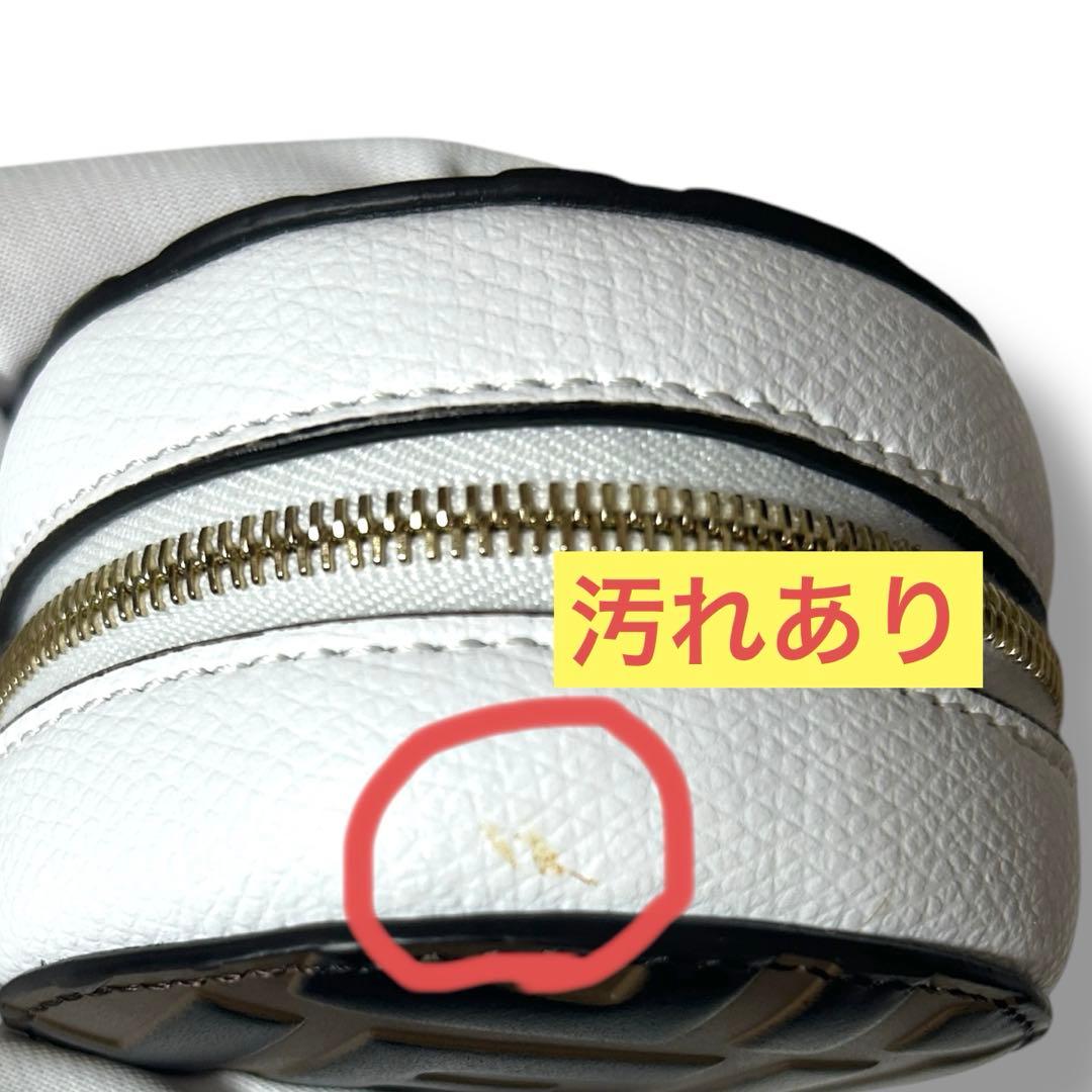 【中古品】FENDI フェンディ チャーム キーホルダー ポーチ ズッカ柄