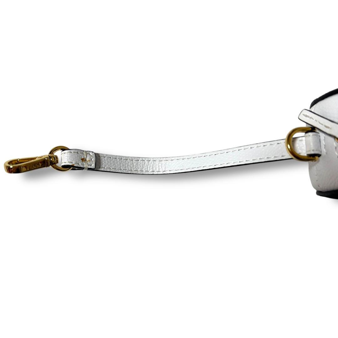 【中古品】FENDI フェンディ チャーム キーホルダー ポーチ ズッカ柄