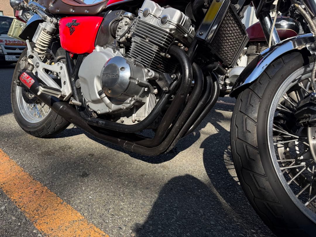 【期間限定割引中】ヨシムラ ストレートサイクロンマフラー CB400V nc36