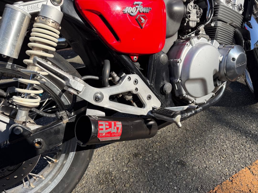 【期間限定割引中】ヨシムラ ストレートサイクロンマフラー CB400V nc36