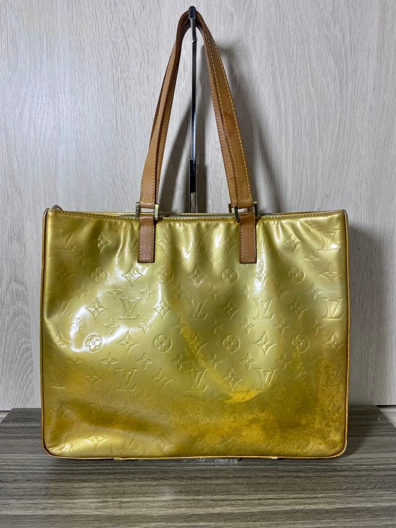 ルイヴィトン　トートバッグ　モノグラム　ヴェルニ　コロンバス　M91047