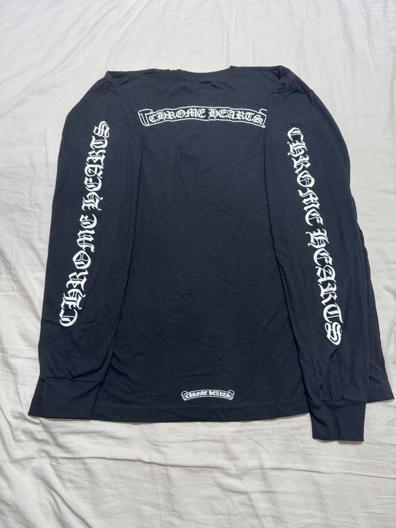 Chrome Hearts ブラック ロングスリーブ Tシャツ