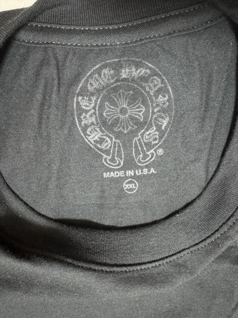 Chrome Hearts ブラック ロングスリーブ Tシャツ