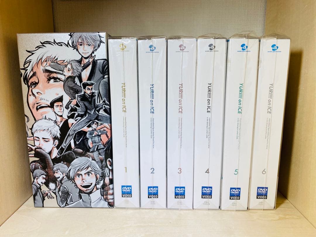 ユーリ!!! on ICE DVD 全6巻セット 初回限定版 収納BOX付