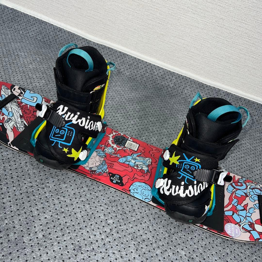 数回使用 キッズスノーボード BURTON LTR 80cm×バイン×ブーツ