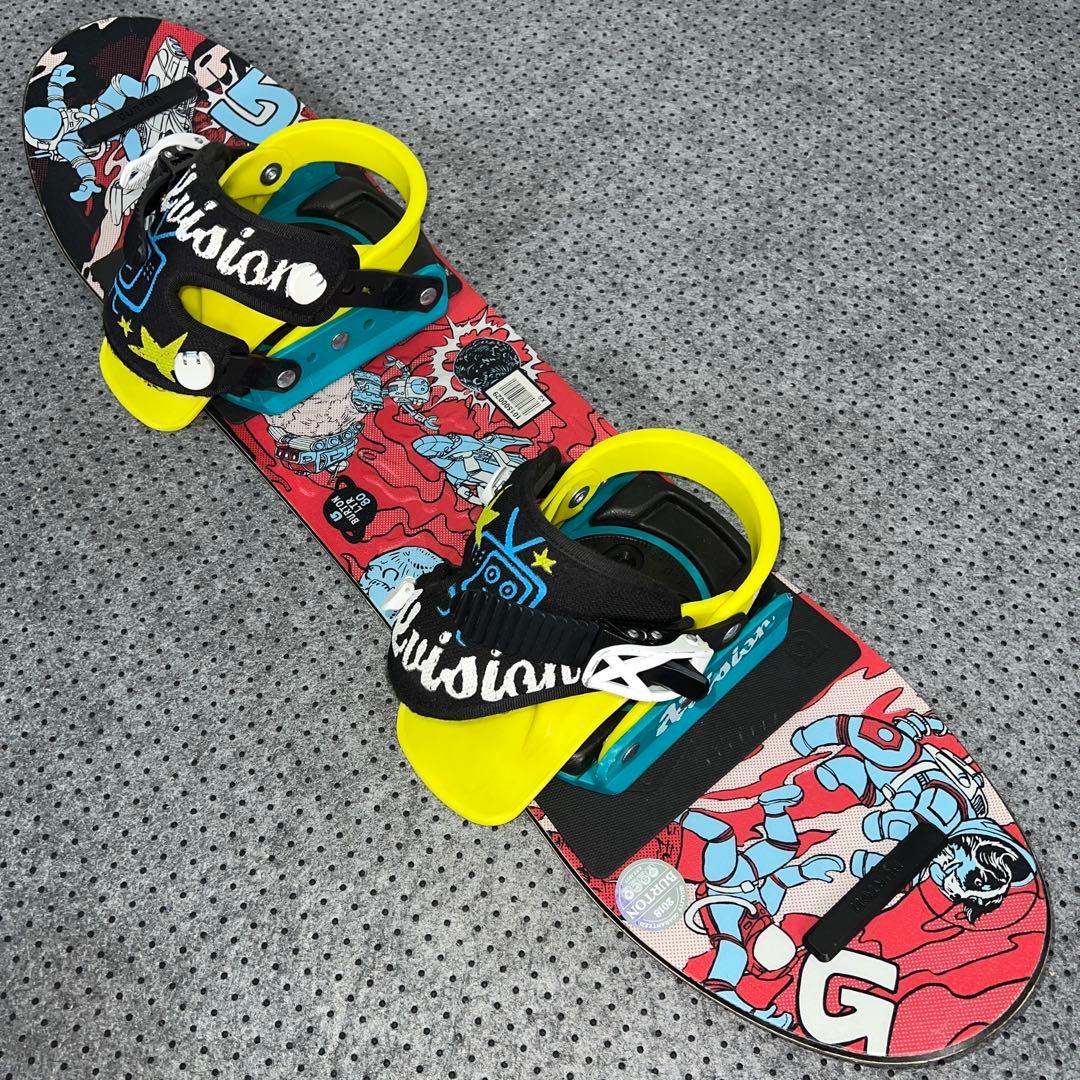 数回使用 キッズスノーボード BURTON LTR 80cm×バイン×ブーツ