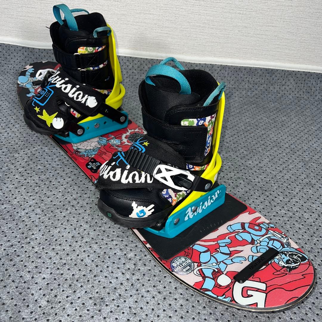 数回使用 キッズスノーボード BURTON LTR 80cm×バイン×ブーツ