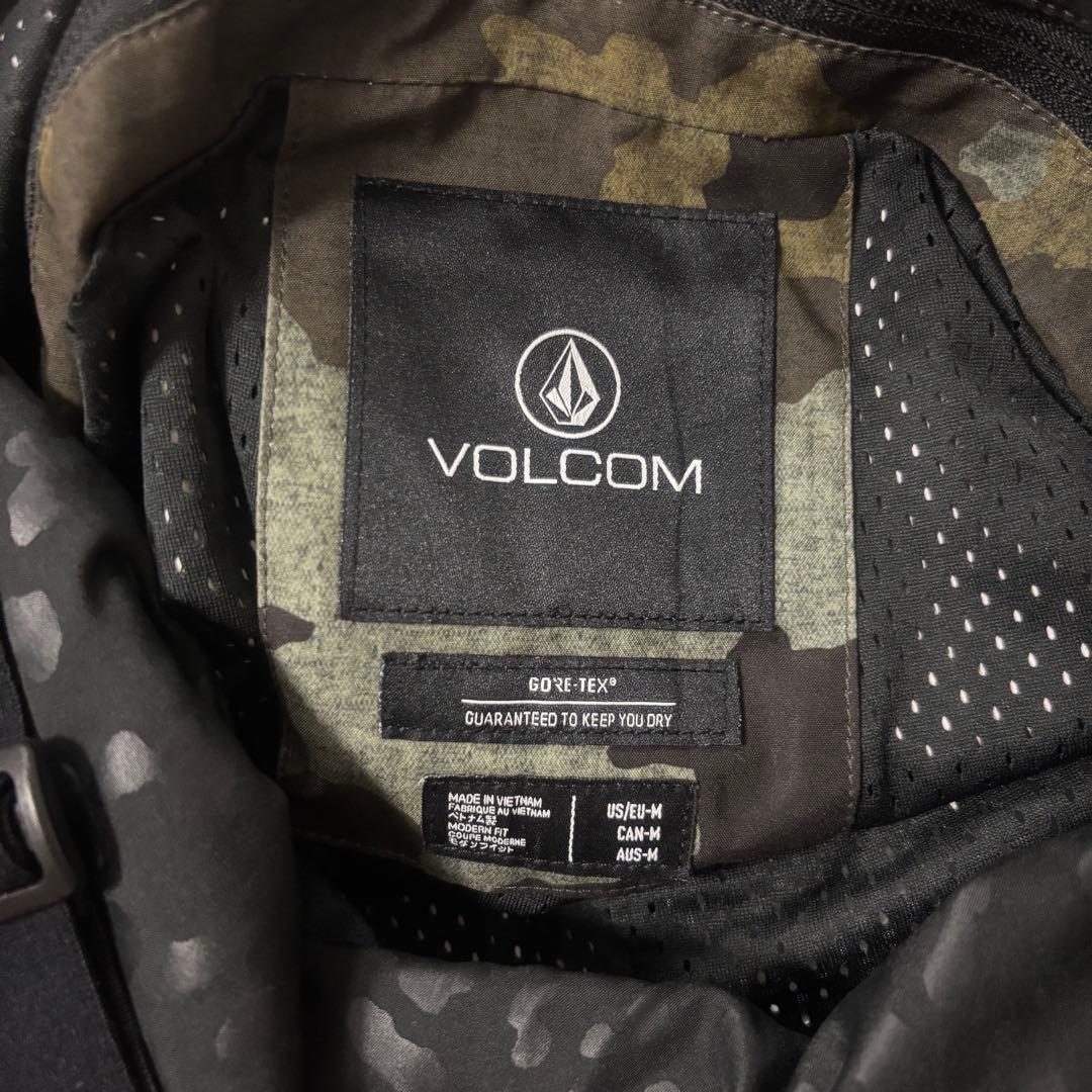 VOLCOM ビブパンツ GORETEX カモフラ