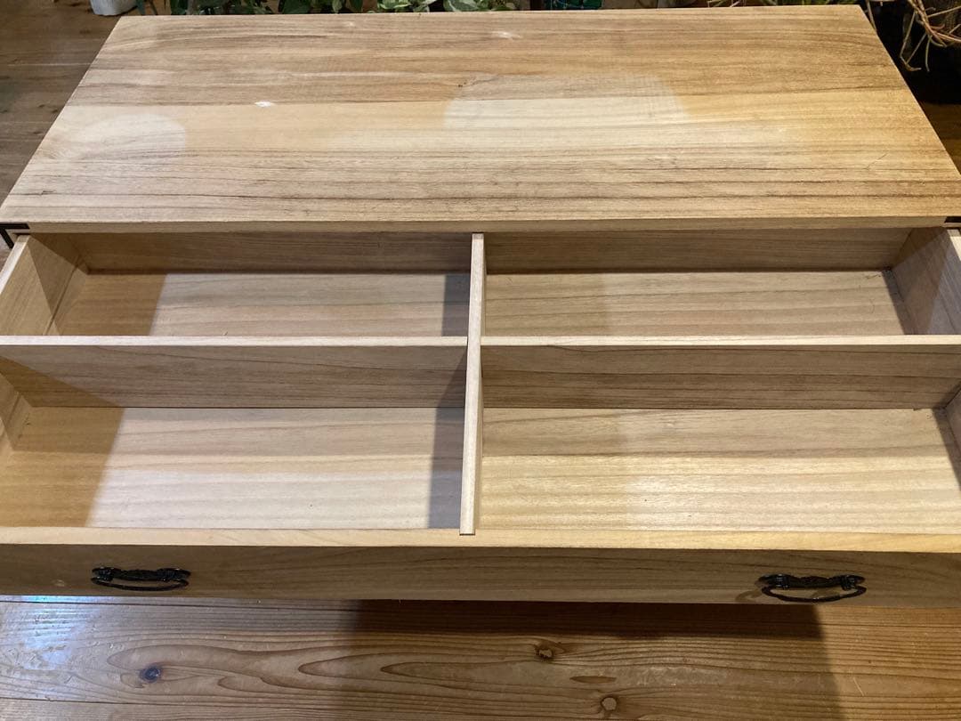 昭和レトロ　桐箪笥3段　時代家具　着物箪笥