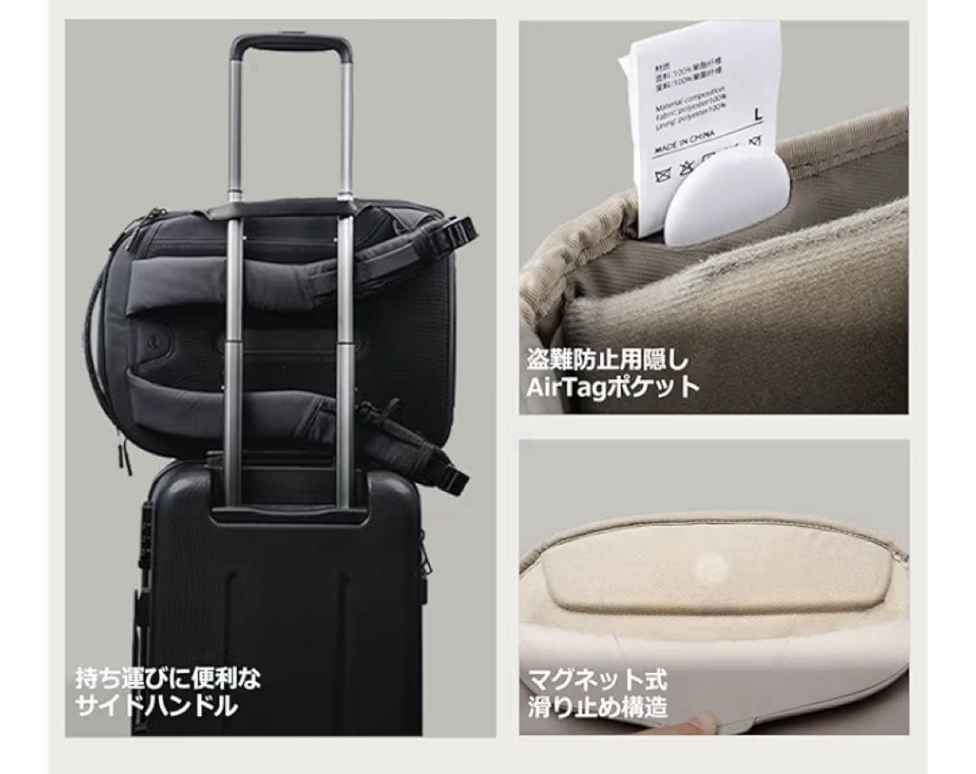 PGYTECH の OneGo Lite カメラリュック 16L 〈ブラック〉