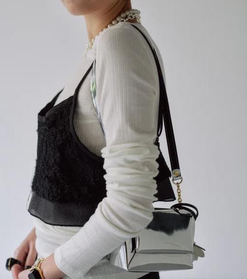 【CHIEKO+】jacquard bustierビスチェ　サイズ３８