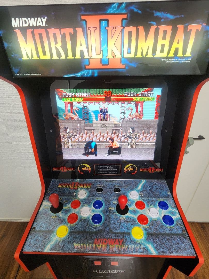 マ*リ様 アーケード1UP モータルコンバット2　本格大型ゲーム機　ゲーセン