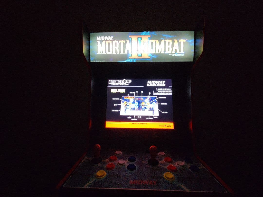 マ*リ様 アーケード1UP モータルコンバット2　本格大型ゲーム機　ゲーセン