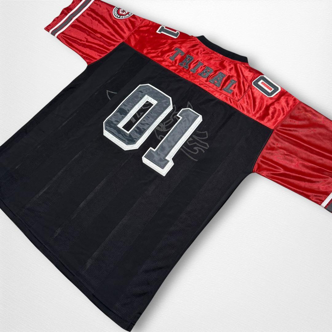 トライバルギア フットボールシャツ ゲームシャツ 刺繍 メッシュXL