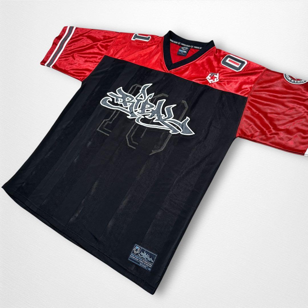 トライバルギア フットボールシャツ ゲームシャツ 刺繍 メッシュXL