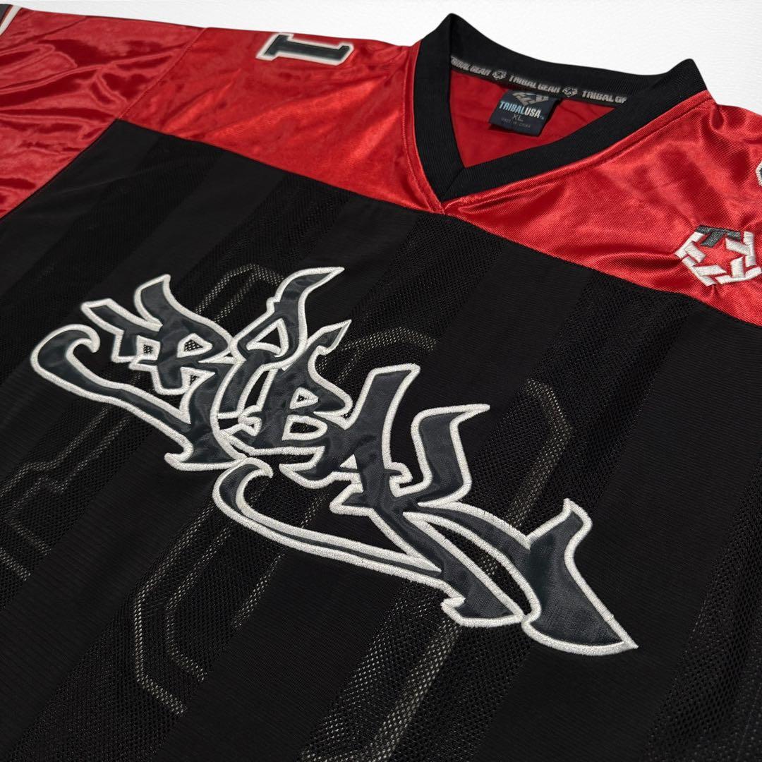 トライバルギア フットボールシャツ ゲームシャツ 刺繍 メッシュXL