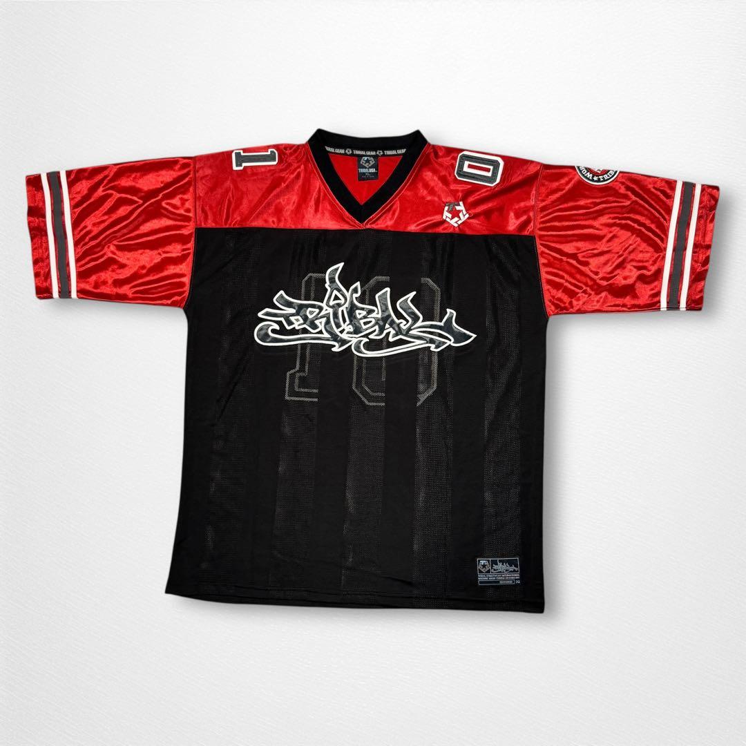 トライバルギア フットボールシャツ ゲームシャツ 刺繍 メッシュXL