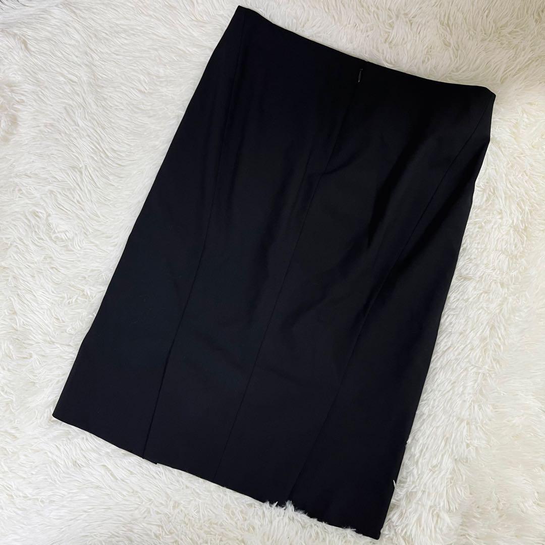 セオリー セットアップ LANAI ノーカラージャケット スカート 黒 0 2