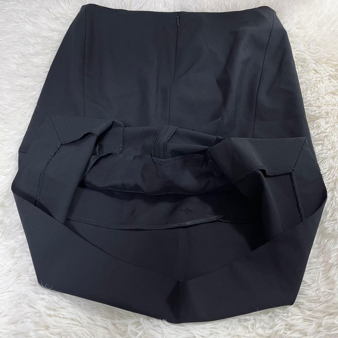 セオリー セットアップ LANAI ノーカラージャケット スカート 黒 0 2