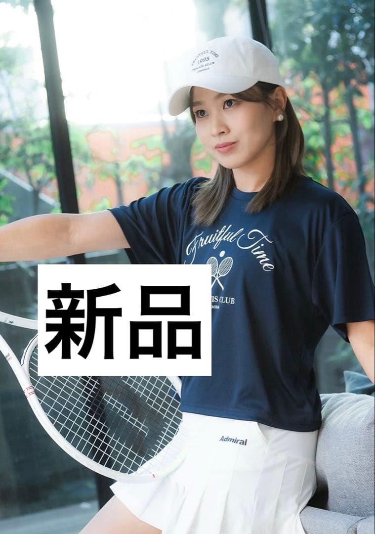 アドミラル新品⭐️アシメプリーツスコートテニスウエアゴルフウエアスポーツウエア