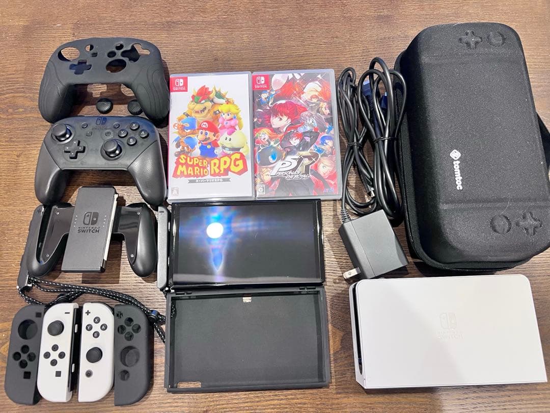 Nintendo Switch 有機ELモデル純正プロコンペルソナ5マリオRPG