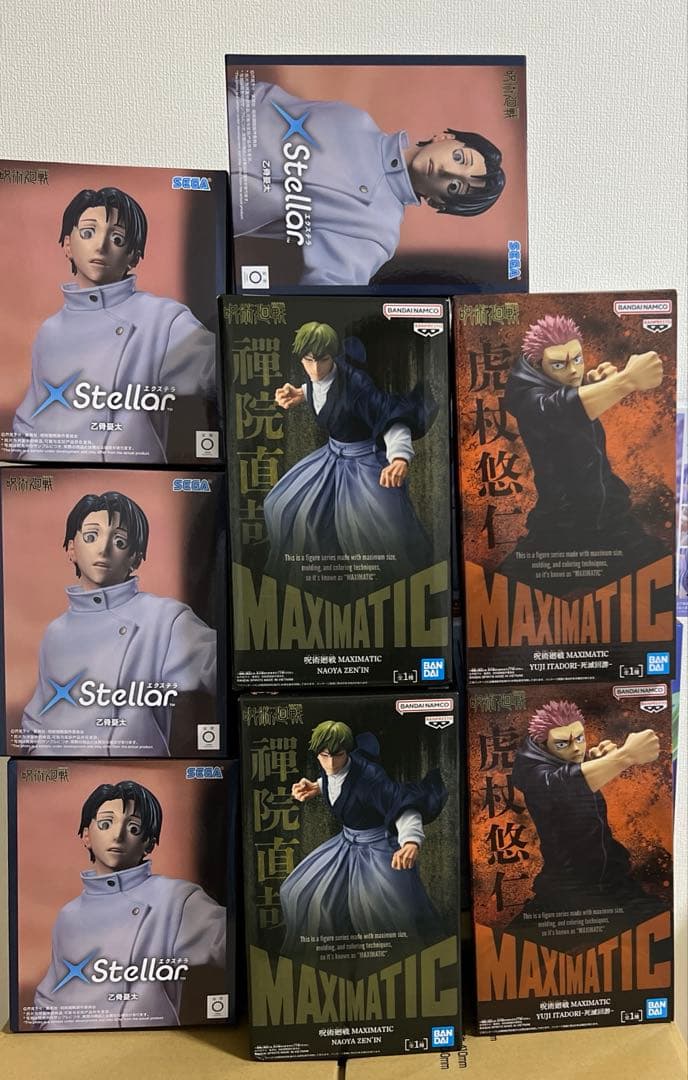 呪術廻戦　乙骨憂太　虎杖悠仁　禪院直哉　フィギュア