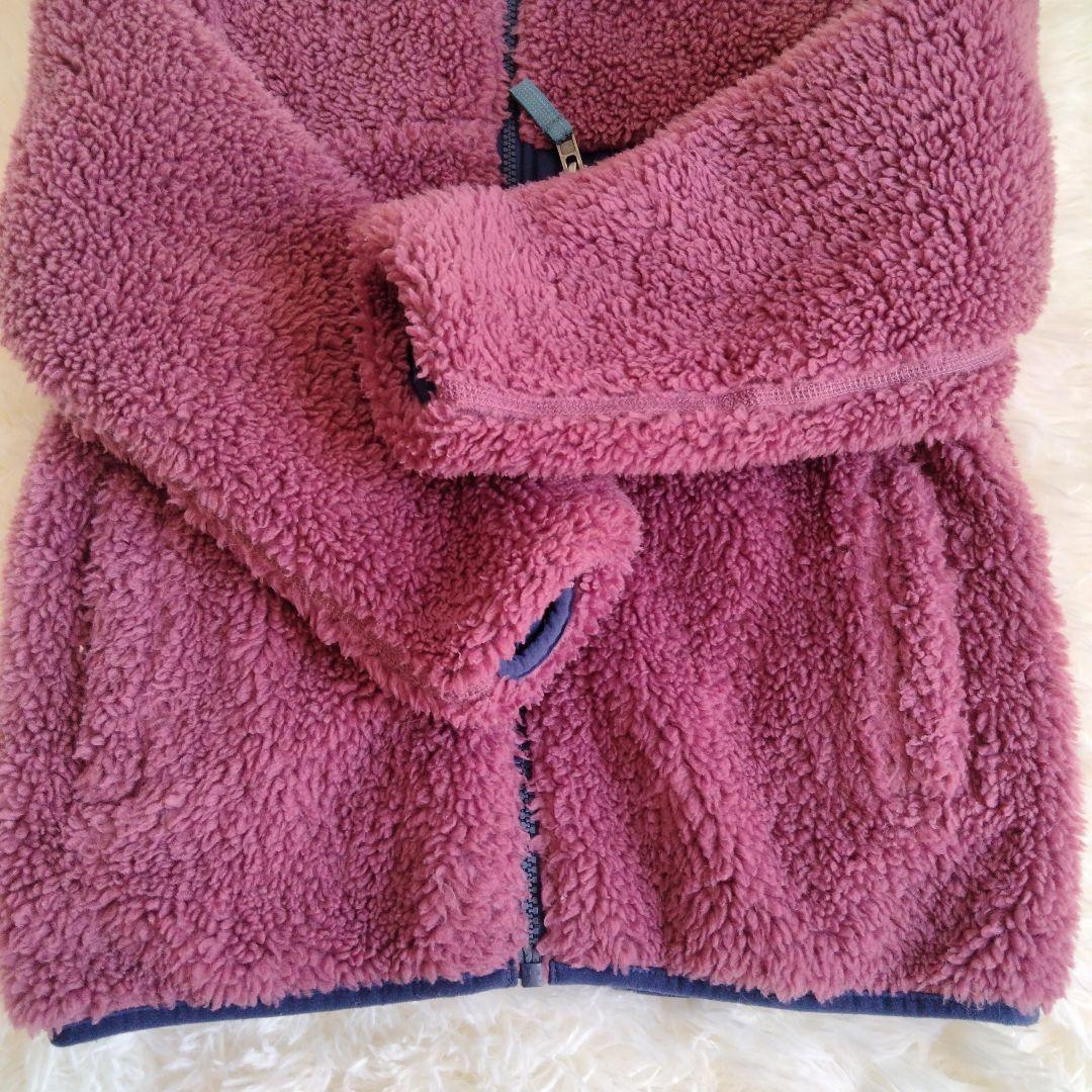美品☆Patagonia リバーシブル ボアジャケット フーディ キッズS