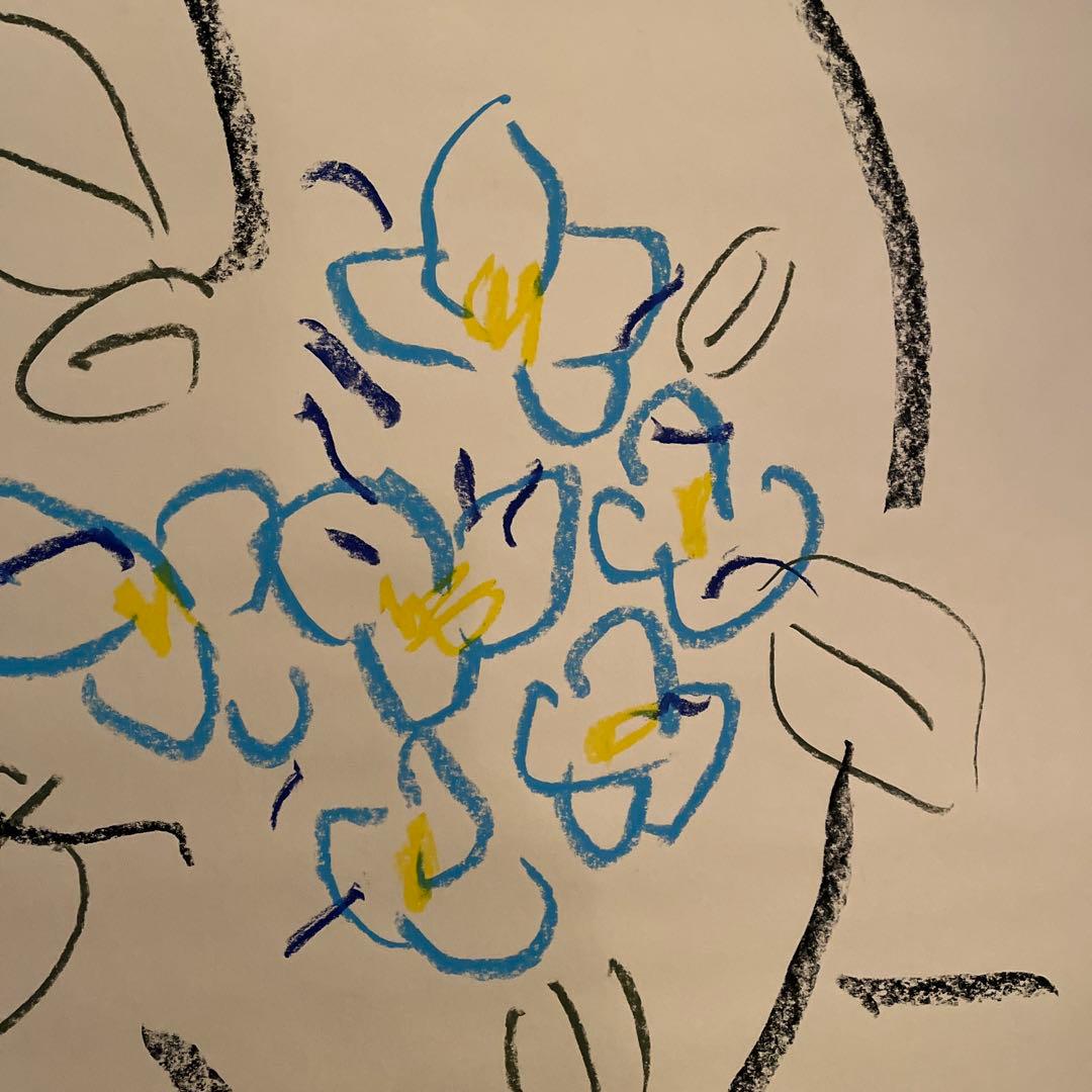 黒田征太郎　パステル原画　BIサイズ　1988年　本物