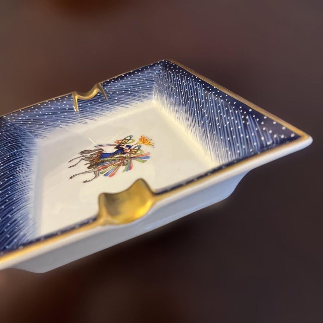 HERMÈS 陶磁器灰皿 1987年限定モデル 150周年