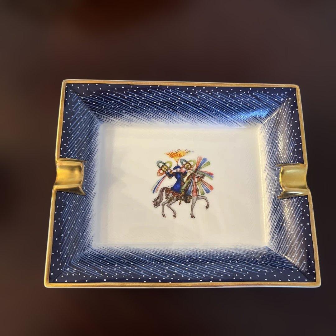 HERMÈS 陶磁器灰皿 1987年限定モデル 150周年