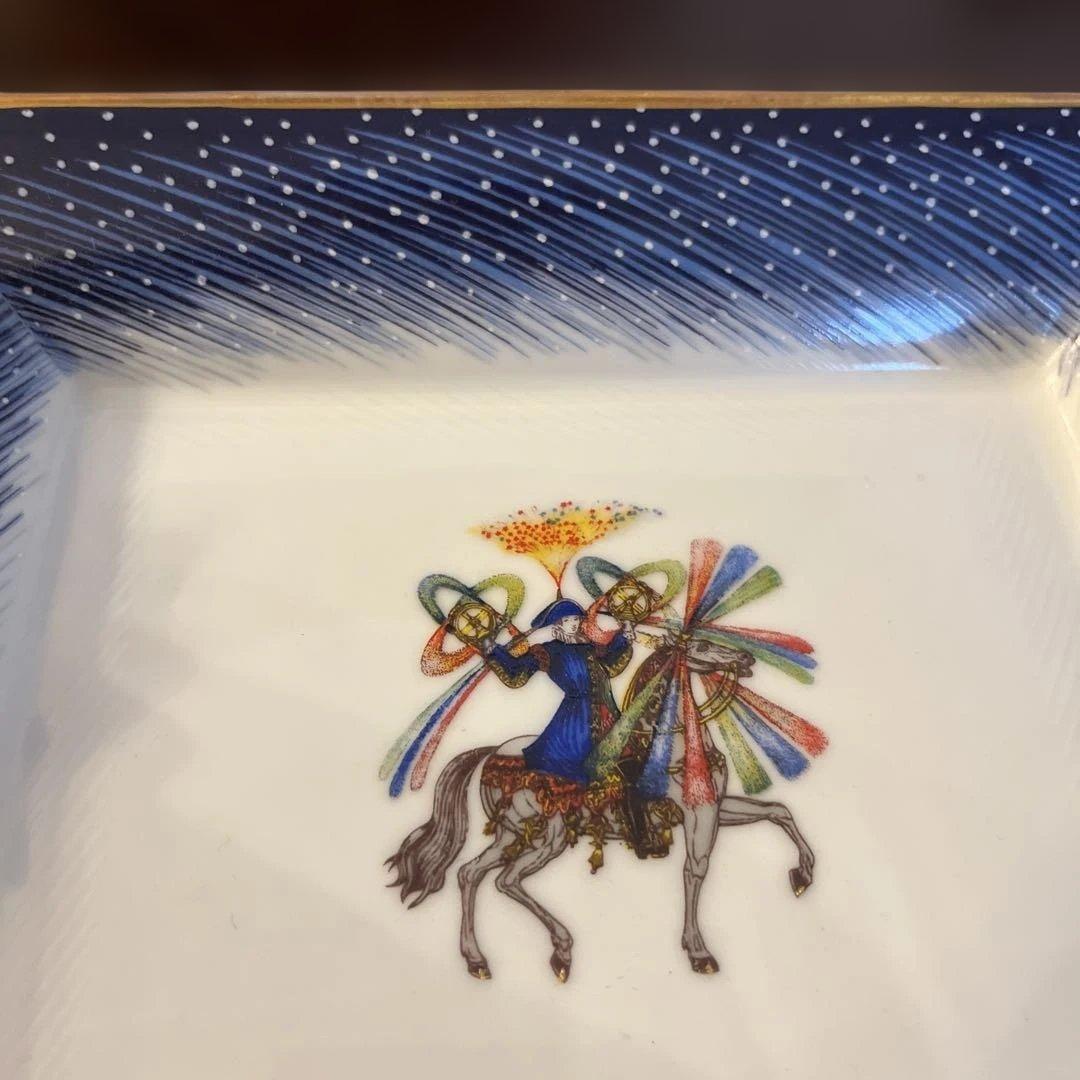 HERMÈS 陶磁器灰皿 1987年限定モデル 150周年