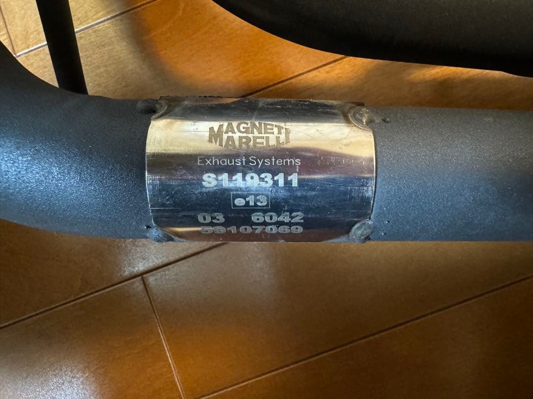 ABARTH595 アバルト用 マフラー　レコードモンツァ　完全未使用品