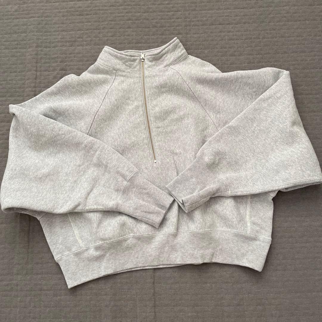 別注【CHAMPION/チャンピオン】for JS ハーフジップスウェット