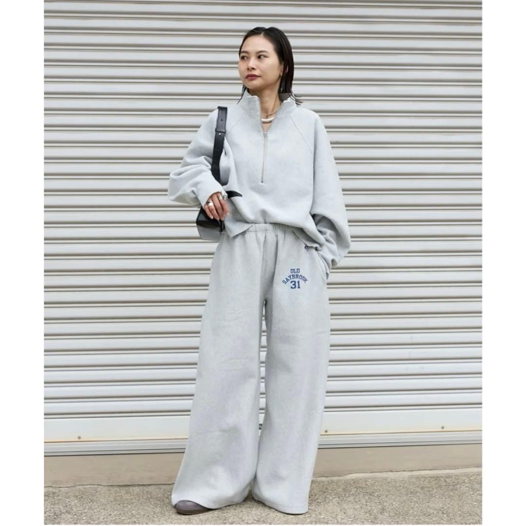 別注【CHAMPION/チャンピオン】for JS ハーフジップスウェット