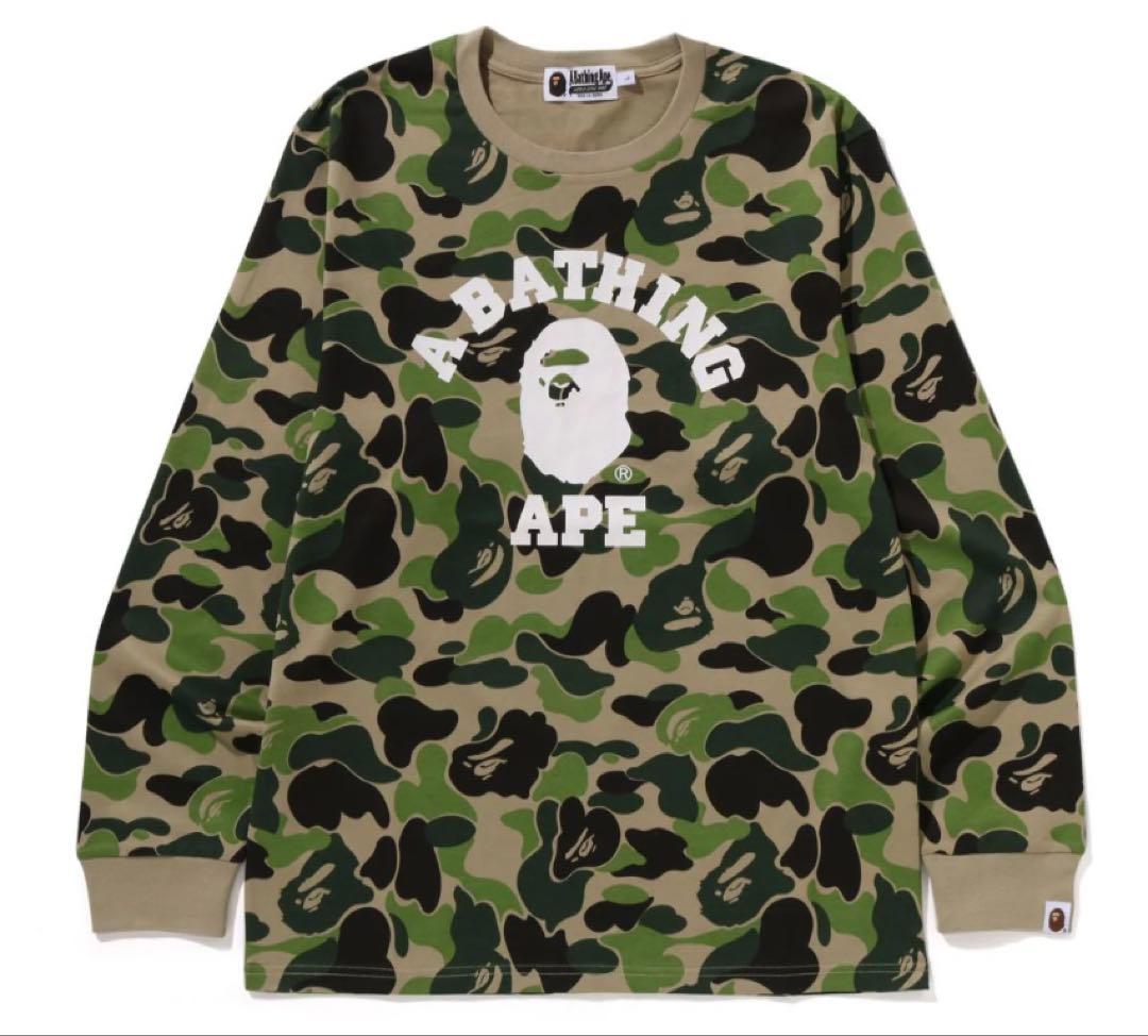 トップス ABC CAMO COLLEGE LS TEE
