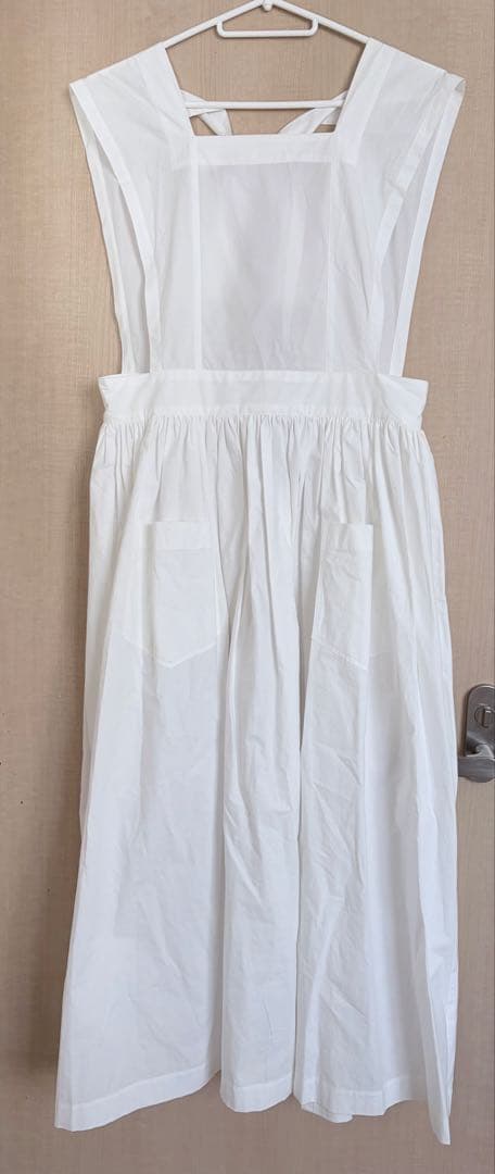 Olive Apron dress エプロン ワンピース