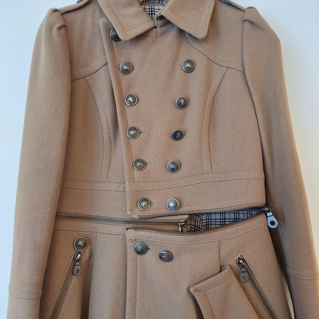 Coco2 バーバリーブルーレベル 2way ロングコート