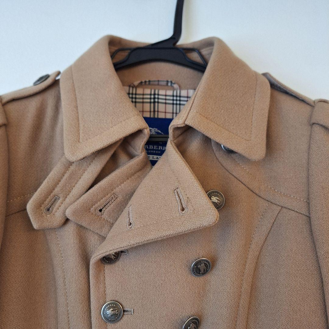 Coco2 バーバリーブルーレベル 2way ロングコート