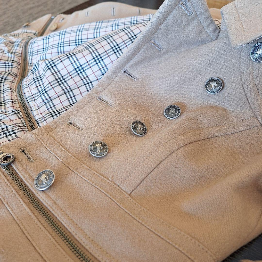 Coco2 バーバリーブルーレベル 2way ロングコート