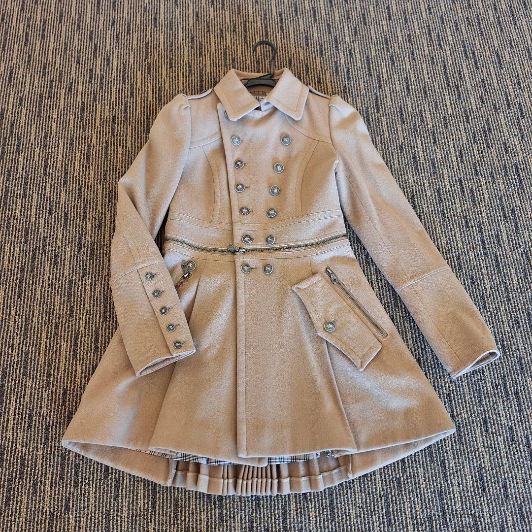 Coco2 バーバリーブルーレベル 2way ロングコート