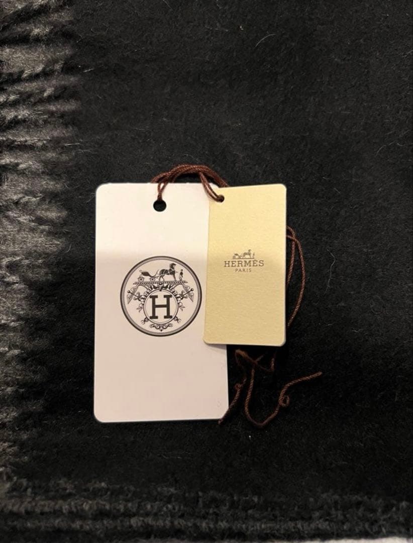 最終値下げ新品未使用　エルメス　カシミヤマフラー 《レクトヴェルソ》レシート付き