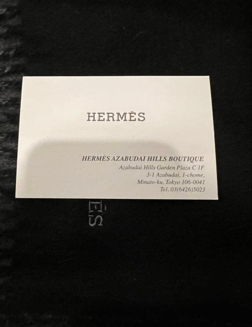 最終値下げ新品未使用　エルメス　カシミヤマフラー 《レクトヴェルソ》レシート付き