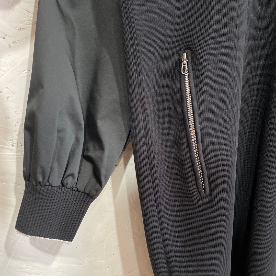 ゴルフウェア【LANVIN sport】袖切替リブワンピース　長袖ワンピース42