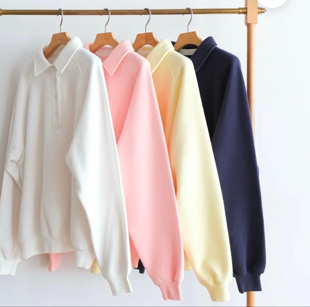 未使用！シールームリンvolume sweat looseポロトップス